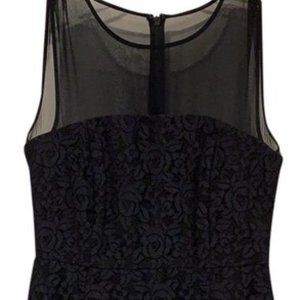 Black DVF Lace Cocktail Dress